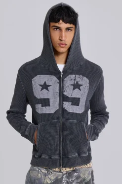 New Jaded London 99 Waffle Hoodie