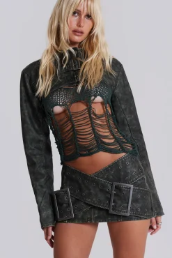 Clearance Jaded London Assassin Micro Mini Skirt