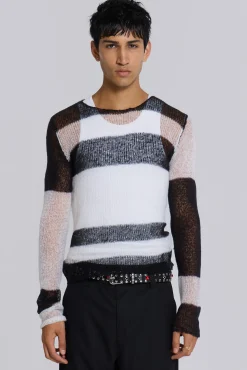 Cheap Jaded London Band Knitted Jumper