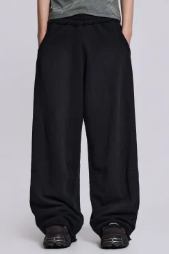 Online Jaded London Black Baggy Monster Joggers