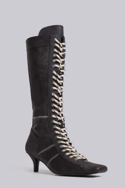 Cheap Jaded London Black Brooke Boxing Boot