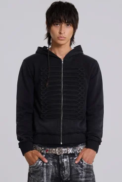 Discount Jaded London Black Drummer Hoodie