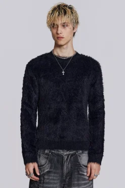Online Jaded London Black Ominous Knit Jumper