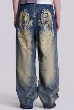 Outlet Jaded London Blue Ethereal Colossus Jeans