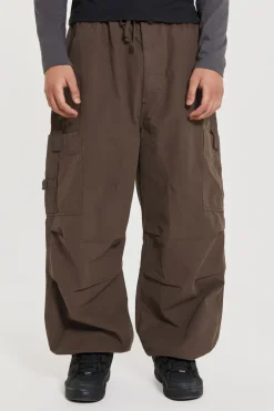 Outlet Jaded London Brown Parachute Cargo Pants