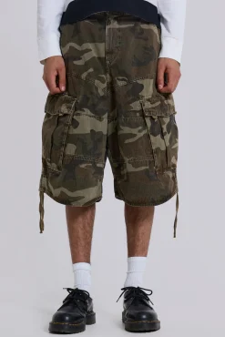 Clearance Jaded London Cadet Camo Shorts