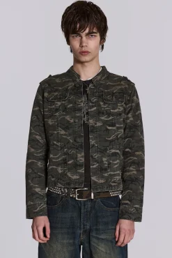 Online Jaded London Camo Covert Jacket