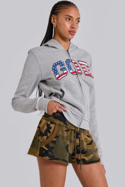 New Jaded London Camo Mini Jogger Shorts