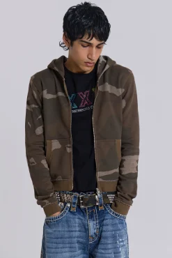 Hot Jaded London Camo Mini Monster Hoodie