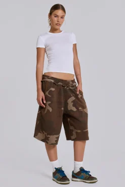 Sale Jaded London Camo Monster Jogger Shorts