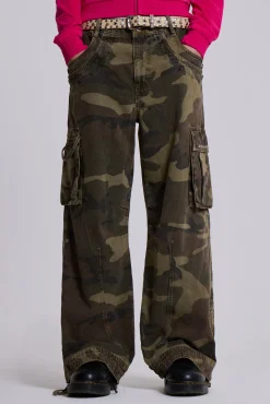 Hot Jaded London Camo Trooper Cargo Pants