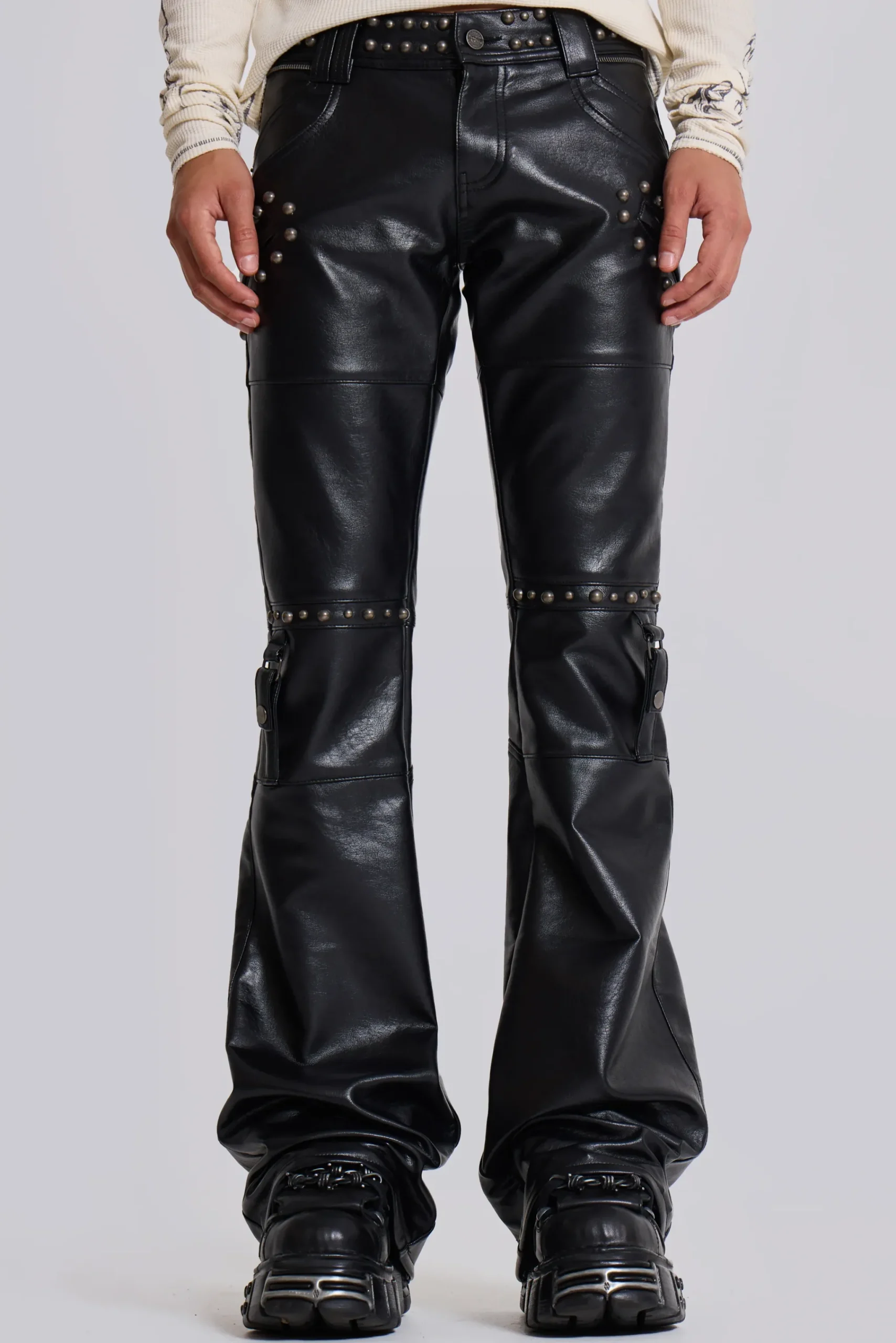 Outlet Jaded London Carbon Studded Drift Pants