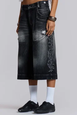 Online Jaded London Crystalline Jorts