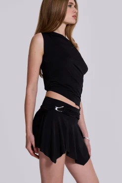 Outlet Jaded London Dare To Drape Mini Skirt