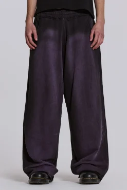 Fashion Jaded London Deep Purple Fade Baggy Monster Joggers