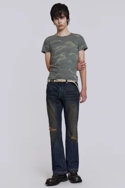 New Jaded London Embroidered Bass Jeans