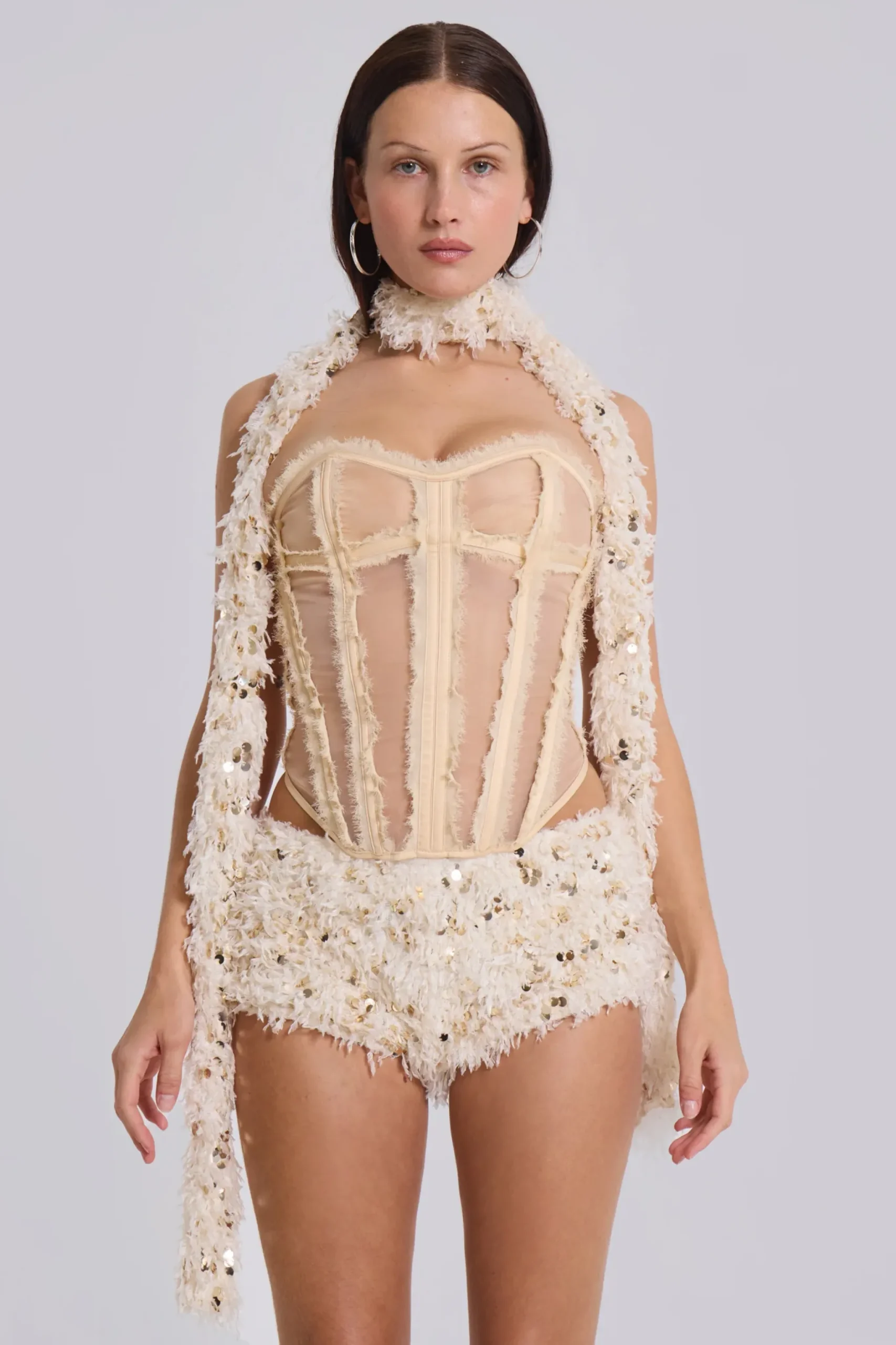 Sale Jaded London First Date Organza Corset