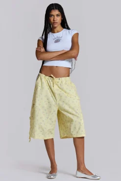 Best Jaded London Floral Parachute Cargo Shorts