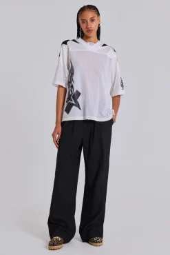 New Jaded London Goliath Black Suit Pants