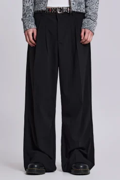 Flash Sale Jaded London Goliath Black Suit Pants