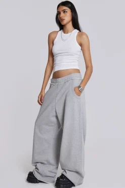 Hot Jaded London Grey Marl Baggy Monster Joggers