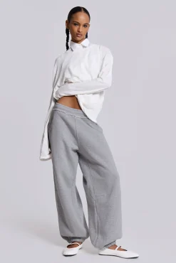 Flash Sale Jaded London Grey Marl Cuffed Baggy Monster Joggers