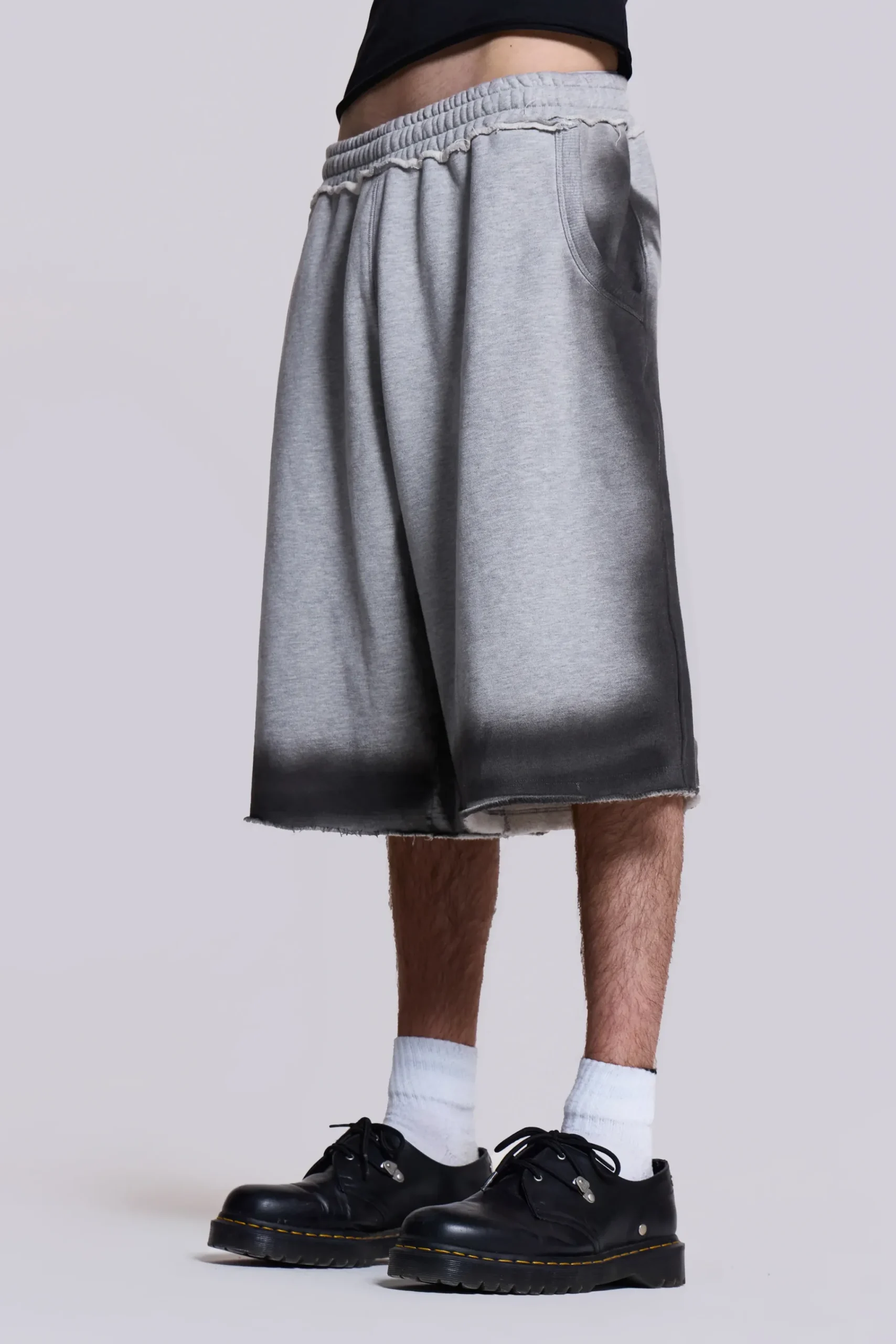Clearance Jaded London Grey Spray Monster Shorts