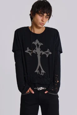 Best Jaded London Hex Double Layer Mist Top