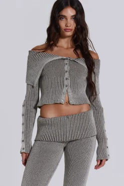 Online Jaded London Kensu Off The Shoulder Knit Top