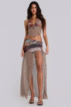 New Jaded London Kumina Layered Maxi Skirt
