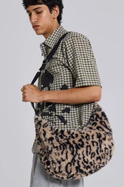 Cheap Jaded London Leopard Sling Bag