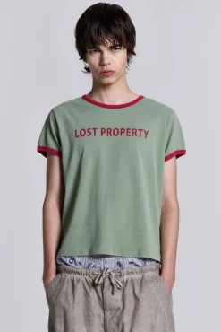 Cheap Jaded London Lost Property Ringer Tee