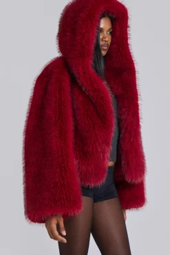 Shop Jaded London Mara Oversized Faux Fur Coat