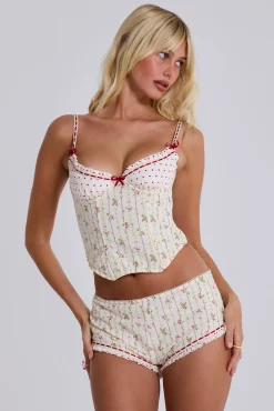 Discount Jaded London Maria Ruffle Corset Top