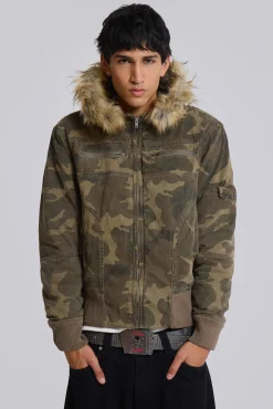 Sale Jaded London Marshal Camo Jacket