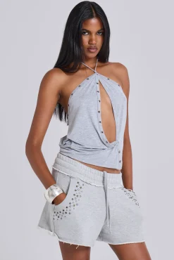 New Jaded London Monster Jogger Studded Shorts