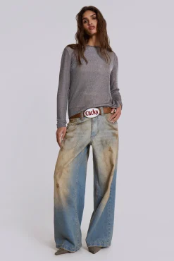 Best Jaded London Mud Wash Colossus Jeans