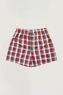 Cheap Jaded London Multi Tartan Boxer Short