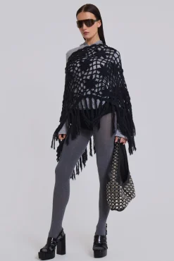 Cheap Jaded London Multiverse Knit Poncho