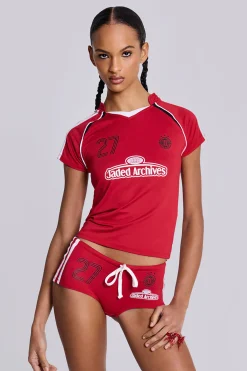 Cheap Jaded London Not Your Cheerleader Football Baby Tee