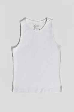 Store Jaded London NTRLS White Rib Vest