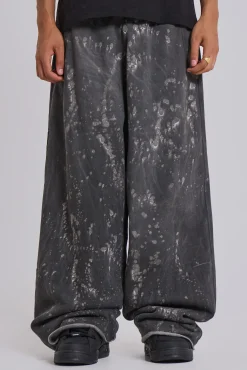 Sale Jaded London Oil Spill Baggy Monster Joggers
