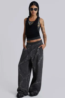 Outlet Jaded London Oil Spill Baggy Monster Joggers
