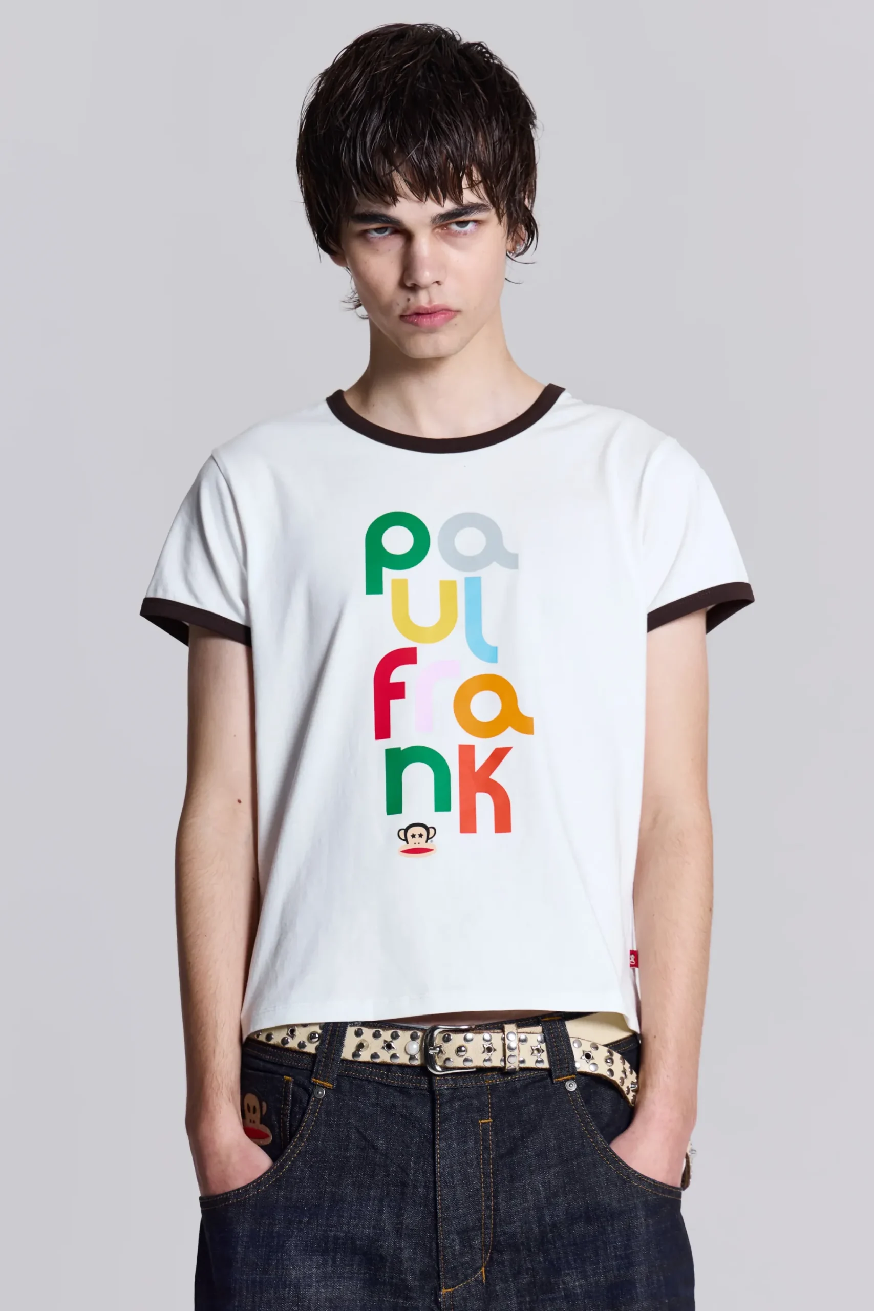 Fashion Jaded London Paul Frank Spellout Ringer