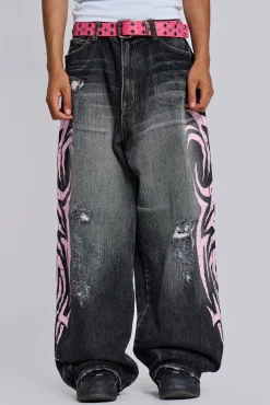 Online Jaded London Pink Blade XL Colossus Jeans