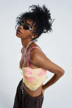 Store Jaded London Pink Lorelai Corset