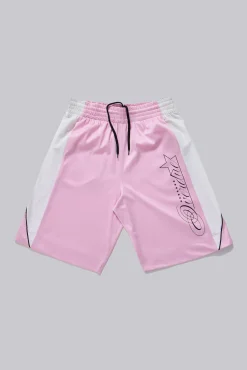 Cheap Jaded London Pink Overdue Basketball Shorts