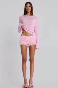Online Jaded London Pink Rhea Lace Bloomer Shorts