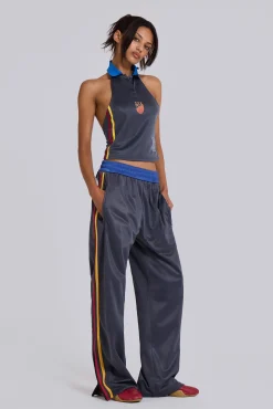 Shop Jaded London Pitchside Football Baggy Joggers