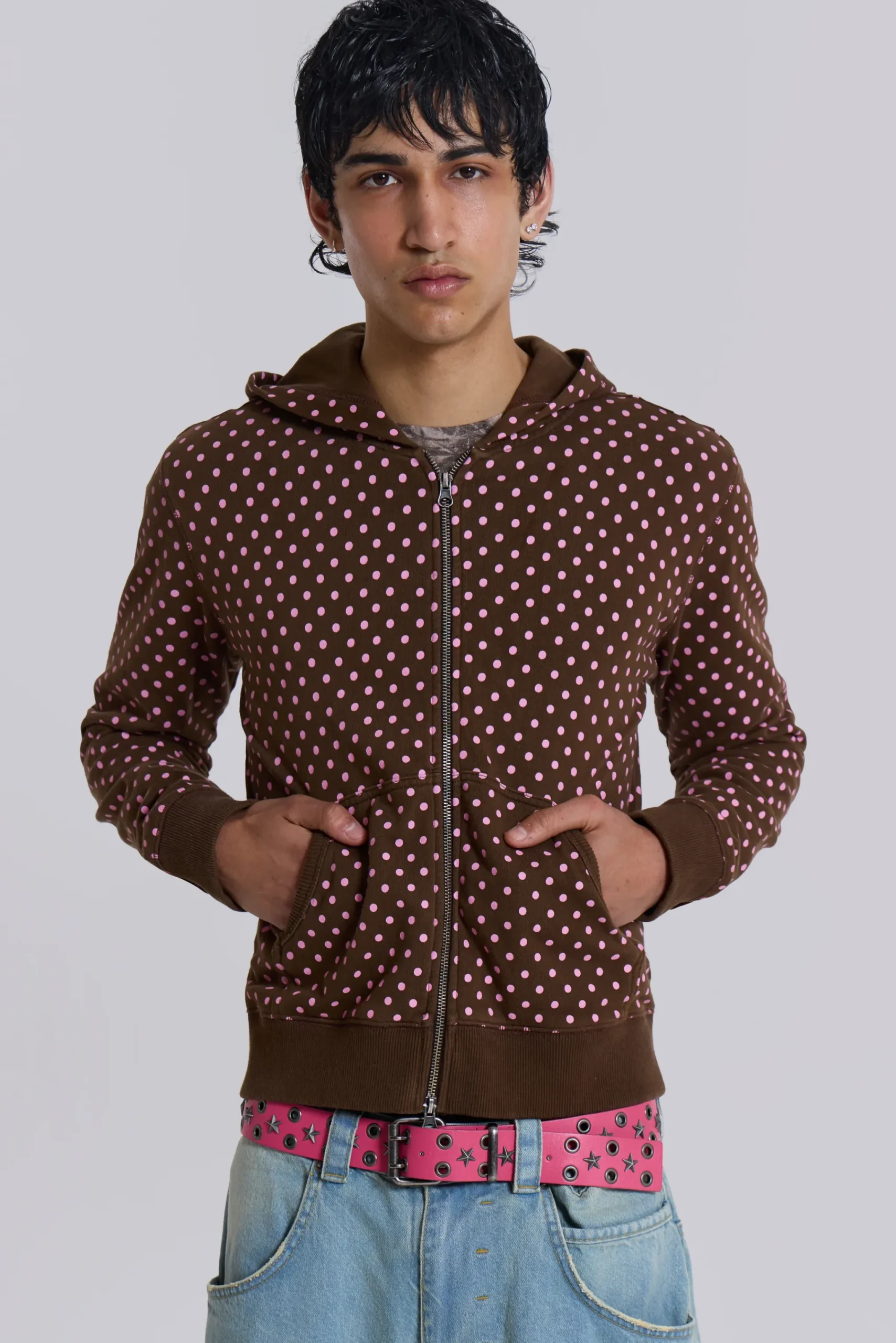 Hot Jaded London Polka Dot Mini Monster Hoodie